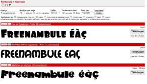 Exemple de résultat